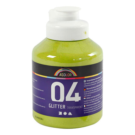 Kreativunternehmen https: www.cchobby.nl acrylic-paint-with-glitters-lime-green-500-ml-1-bottle