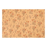 Faux Lederpapier von Creativ Company mit Blumendruck, 1M
