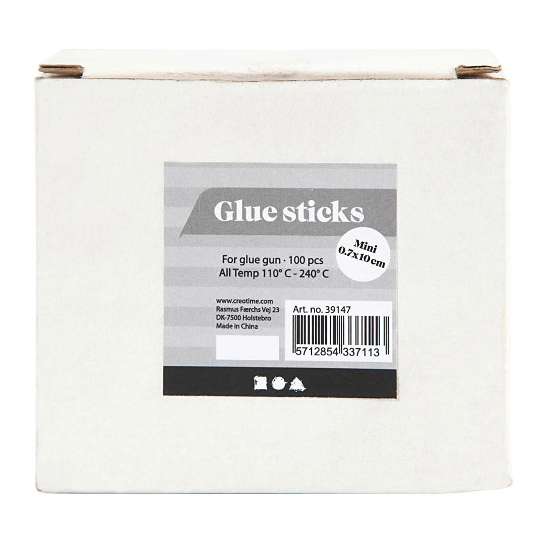 Creativ Company Klebstöcke Gold grünes rotes Silber, 100..