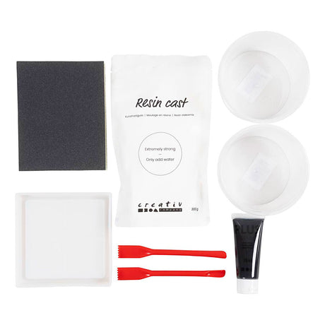 Kreativfirma Hobbyset Resin Gießenschale mit Terrazo