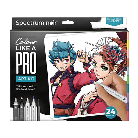 Creativ Company Hobbyset Illustration Manga und Comic Helden Farbset Farb -Set