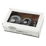 Creativ Company Stanzset, grafischer Stern, 25+50+75 mm, 3-teilig, 1 Box