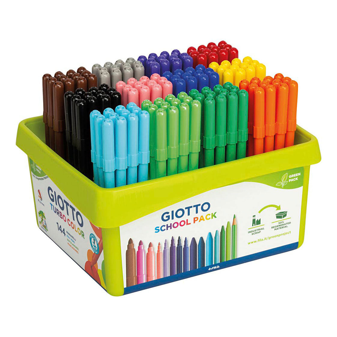Creativ Company Giotto stiftet verschiedene Colors School Pack, 144st.