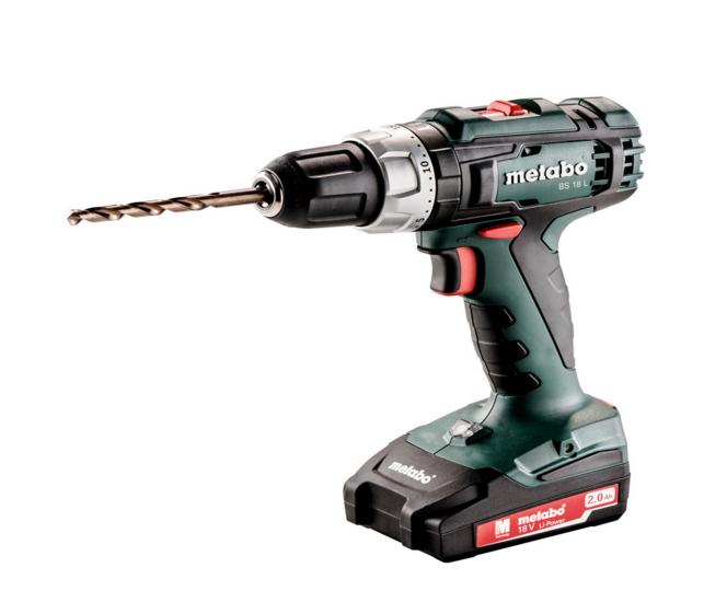 Metabo schroevendraaier bs 18 l 50 25nm 2x2,0ah