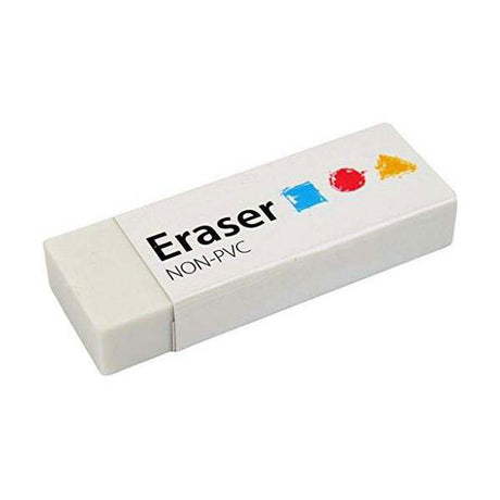 Radiergummi der Firma Creativ, Maße 62x22x10 mm, 20 Stück, 1 Box