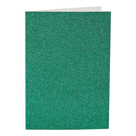 Kreativunternehmen https: www.cchobby.nl Cards-and-envelopes-size-card-10-5x15-cm-size-envelope-11-5x16-5-cm-glitter-110-250-gr-green-4-set-1-box