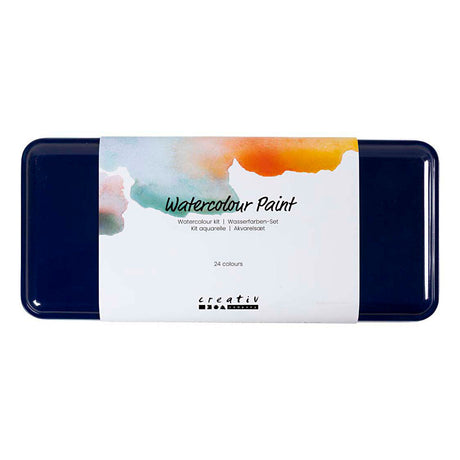 Colortime https: www.cchobby.nl Aquarell-Set-Größe-12x30-mm-verschiedene-Farben-24-Farbe-1-Box