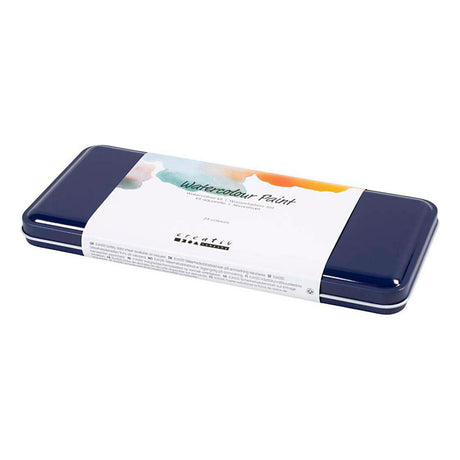 Colortime https: www.cchobby.nl Aquarell-Set-Größe-12x30-mm-verschiedene-Farben-24-Farbe-1-Box