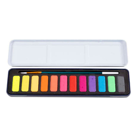 Creativ Company Aquarell-Set, Pastellfarben, 12 Farben 1 Box