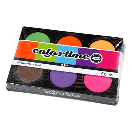 Creativ Company Aquarell, H: 19 mm, T 57 mm, zusätzliche Farben, 1 Box