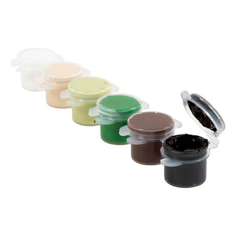 Creativ Company Plus Color Acrylfarbe Naturfarben – 6x5ml.
