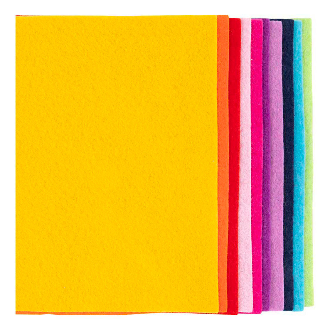 Creativ Company Hobbyfilz A4 Stärke 2mm bunt - 10 Stk.