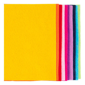 Creativ Company Hobbyfilz A4 Stärke 2mm bunt - 10 Stk.