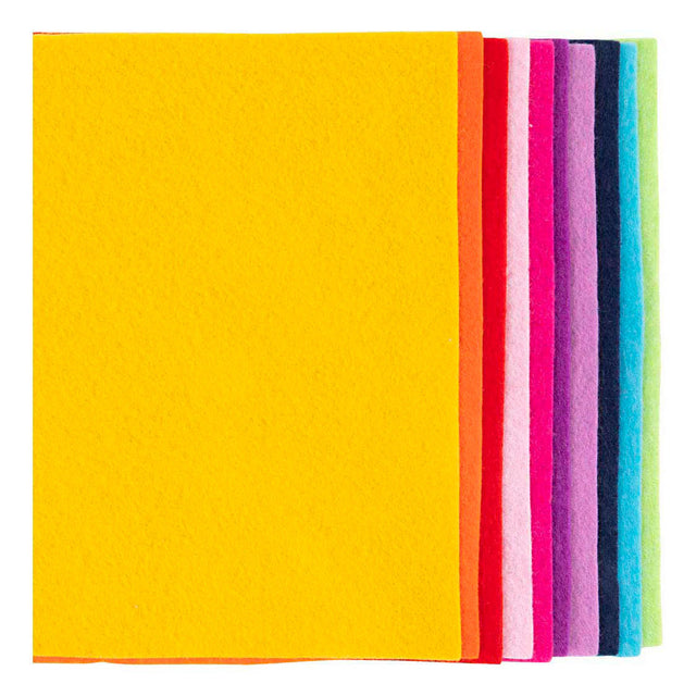 Creativ Company Hobbyfilz A4 Stärke 2mm bunt - 10 Stk.