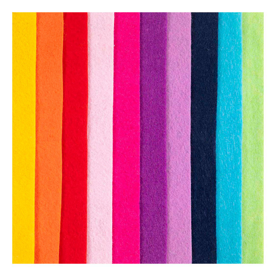 Creativ Company Hobbyfilz A4 Stärke 2mm bunt - 10 Stk.