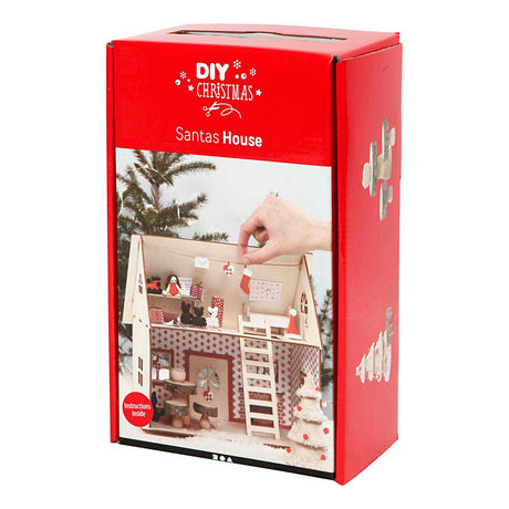 Kreatives Firmenhobby stellt das Haus des Weihnachtsmanns ein