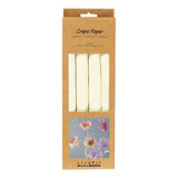 Creativ Company Krepppapier, Blatt 25 x 60 cm, Kreppverhältnis: 180 %, 105 g, gebrochenes Weiß, 4 Blatt 1 Karton