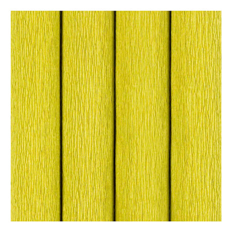 Creativ Company Krepppapier, Blatt 25x60 cm, Kreppverhältnis: 180 %, 105 g, hellgrün, 4 Blatt 1 Karton