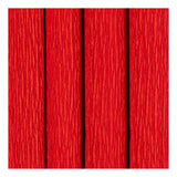 Creativ Company Krepppapier, Blatt 25x60 cm, Kreppverhältnis: 180 %, 105 g, rot, 4 Blatt 1 Karton