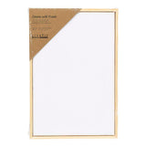 Creativ Company Keilrahmen mit Rahmen, Größe 15,8x23,8 cm, 280 g, weiß, 1 Stück