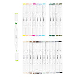 Creativ Company Zeichenstift, Strichstärke 1+8 mm, Pastellfarben, Standardfarben, 24 Stück 1 Box
