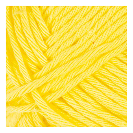 Creativ Company Baumwollgarn, Größe 8 8, L: 80-85 m, gelb, 50 g 1 Knäuel