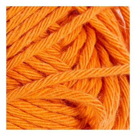 Creativ Company Baumwollgarn Größe 8 8 l: 80-85 m orange - 50gr.