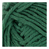 Creativ Company Baumwollgarn, Größe 8 8, L: 80-85 m, dunkelgrün, 50 g 1 Knäuel