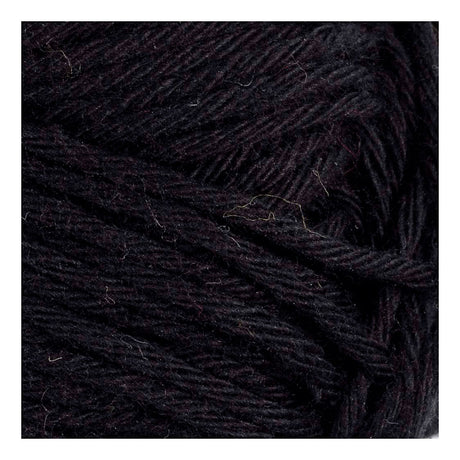 Creativ Company Baumwollgarn Größe 8 8 l: 80-85 m schwarz - 50gr.