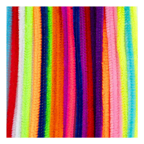 Creativ Company Chenille 6mm x 30cm bunt - 25 Stk.