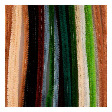 Creativ Company Chenille 6mm x 30cm natur - 25 Stk.