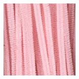 Creativ Company Chenille, L: 30 cm, Stärke 6 mm, rosa, 50 Stück 1 Box