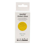 Creativ Company gesprenkelte Keramikglasur, 999-1060 °C, undurchsichtig, gelber Schleier, 60 ml 1 Flasche