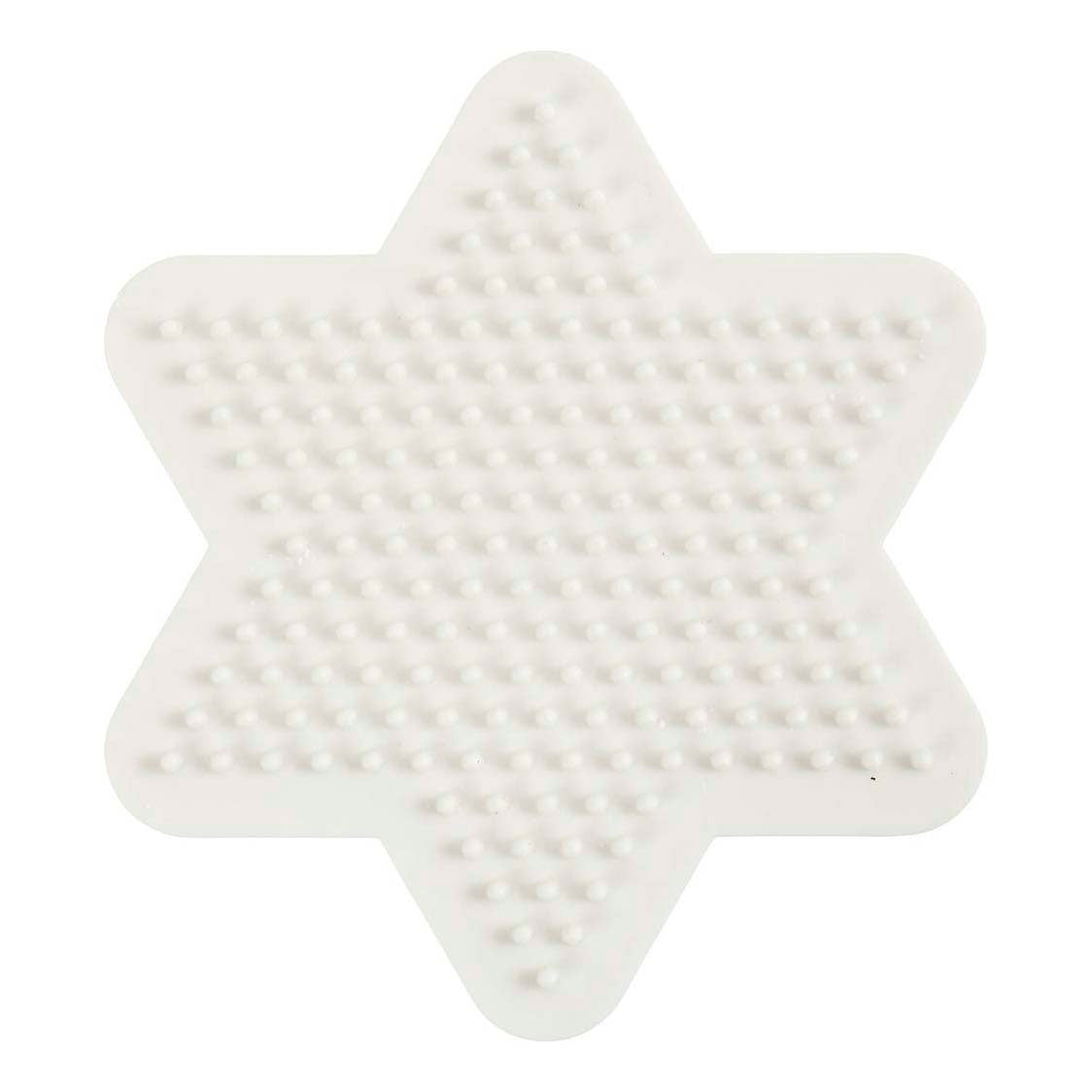 Creativ Company Nabbi Biobeads Grundplatte, Stern, Größe 9,8x9,8 cm, mittel, 1 Stück