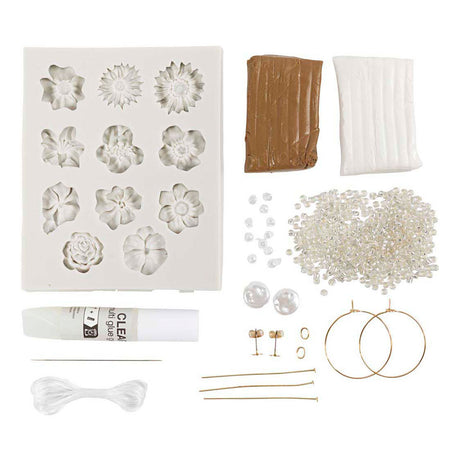 Kreativunternehmen https: www.cchobby.nl mini-hobbyset-jewelry-earrings-bracelet-and-necklace-with-flower-design-beige-light-beige-beige-1-box