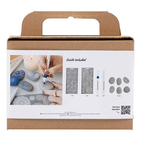 Kreativunternehmen https: www.cchobby.nl mini-hobbyset-steen decoration-blue-1-box
