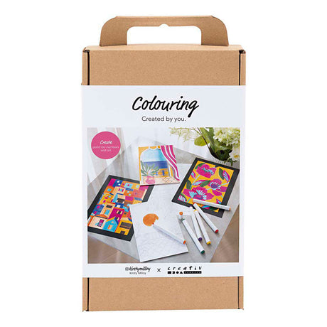 Creativ Company Hobby-Set, Farben, Malen nach Zahlen, Marker