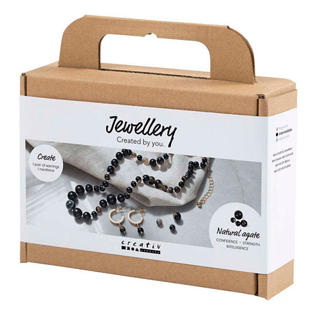 Kreativunternehmen https: www.cchobby.nl mini-hobbyset-jewelry-necklace-and-earrings-black-white-1-box