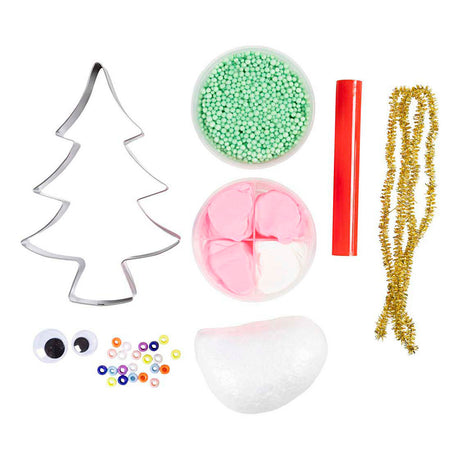 Kreativunternehmen https: www.cchobby.nl mini-hobbyset-boetseren-christmas-treemonster-diverse-colours-1-doos