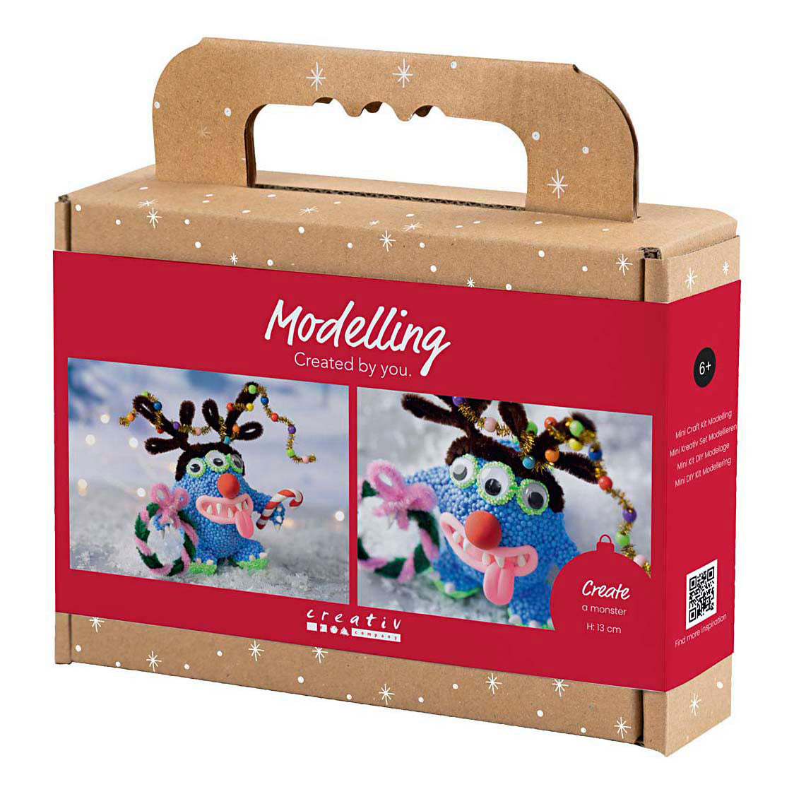 Kreativunternehmen https: www.cchobby.nl mini-hobbyset-boetseren-reindeermonster-diverse-colours-1-doos