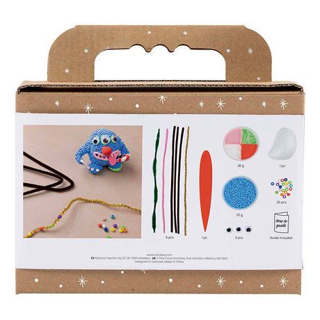 Kreativunternehmen https: www.cchobby.nl mini-hobbyset-boetseren-reindeermonster-diverse-colours-1-doos