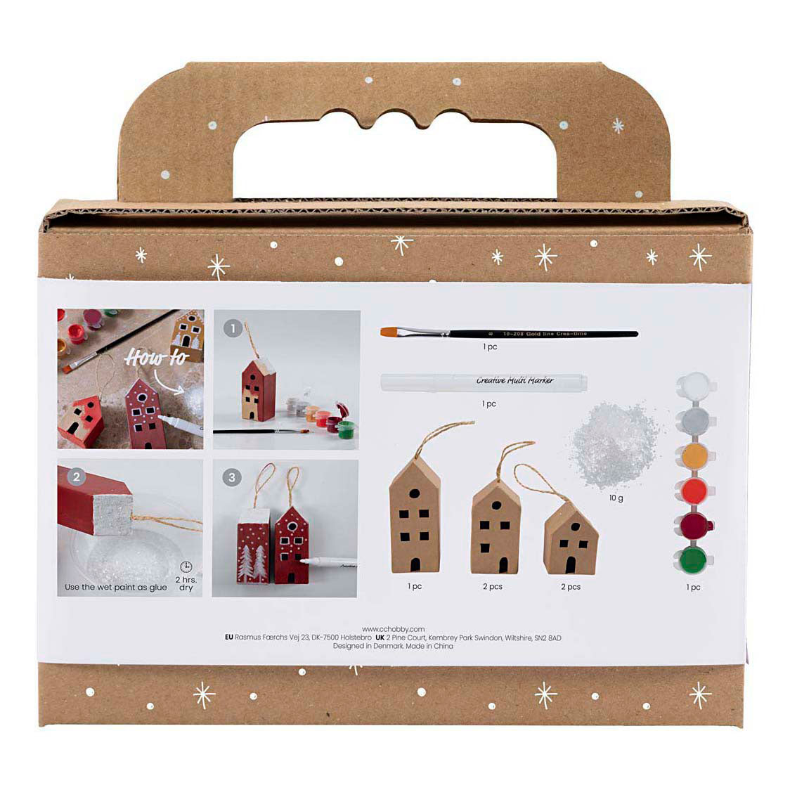 Https: www.cchobby.nl mini-hobbyset-decoration-houses-christmas-paint-1-box