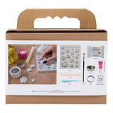Creativ Company Mini-Hobby-Set Bildhauerei, Teelichthalter, rosa, 1 Box