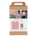 Creativ Company Stick-Hobby-Set, Tragetasche, hellrosa, 1 Box