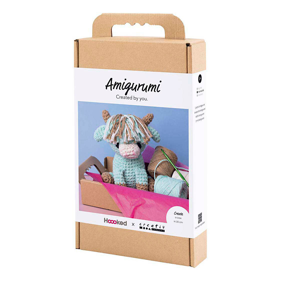 Kreativunternehmen https: www.cchobby.nl hobbyset-amigurumi-cow-beige-mint-1-doos