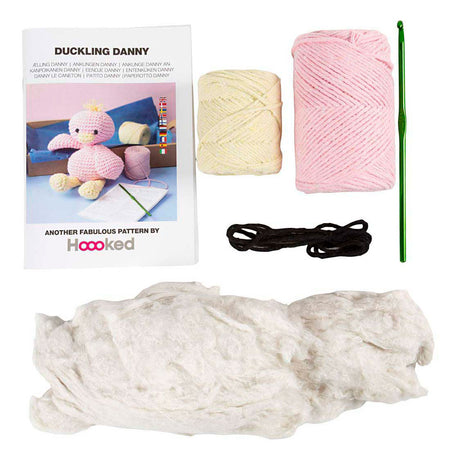 Creativ Company Hobby-Set Amigurumi, Entlein, hellrosa, hellgelb, 1 Box