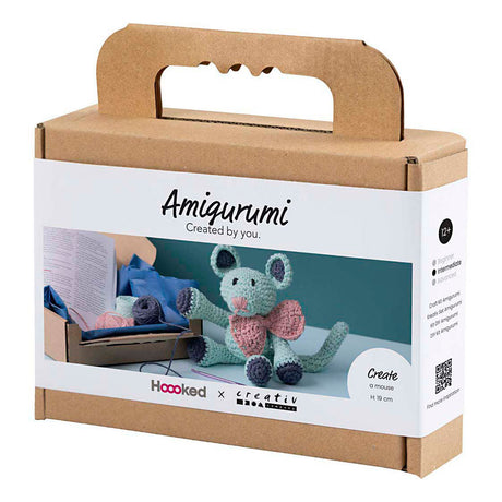 Kreativunternehmen https: www.cchobby.nl hobbyset-amigurumi-mouse-mint-1-doos