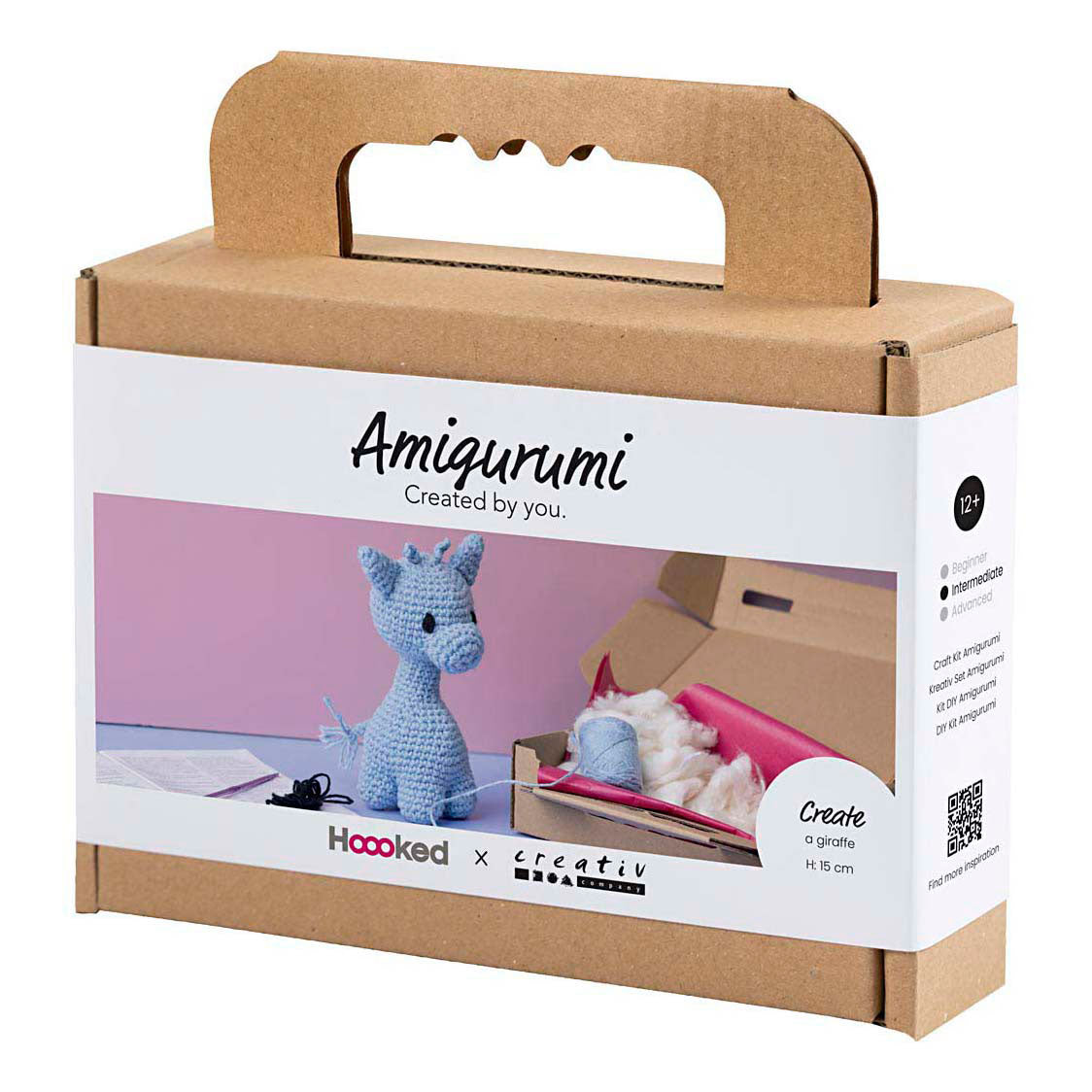 Https: www.cchobby.nl hobbyset-amigurumi-giraffe-lightblue-1-box