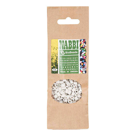 Creativ Company Nabbi Biobeads 5x5mm weiß - 1000 Stk.