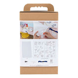 Creativ Company Hobby-Set Stickerei, Servietten, gebrochenes Weiß, 1 Box